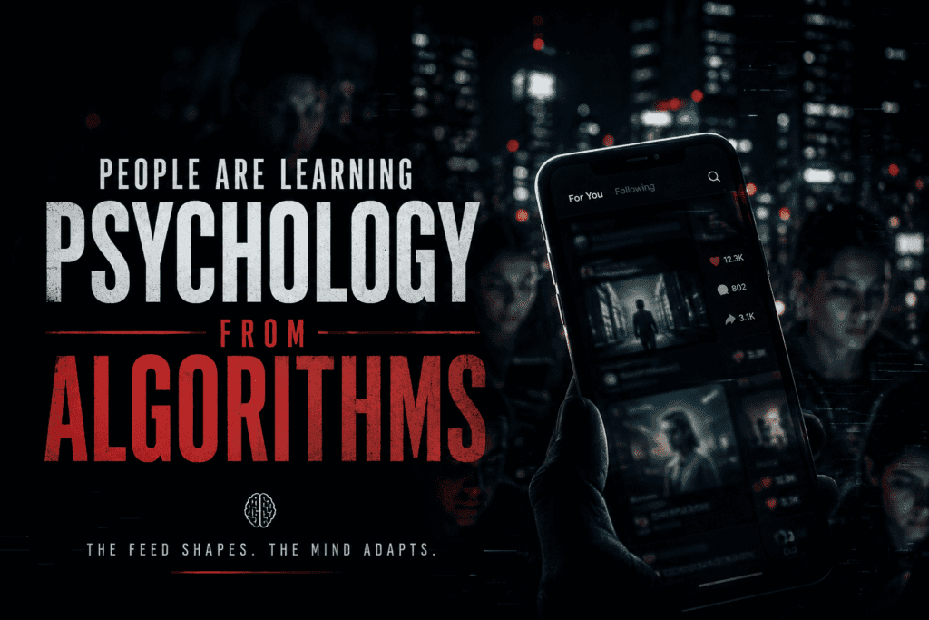 PEOPLE ARE LEARNING PSYCHOLOGY FROM ALGORITHMS
